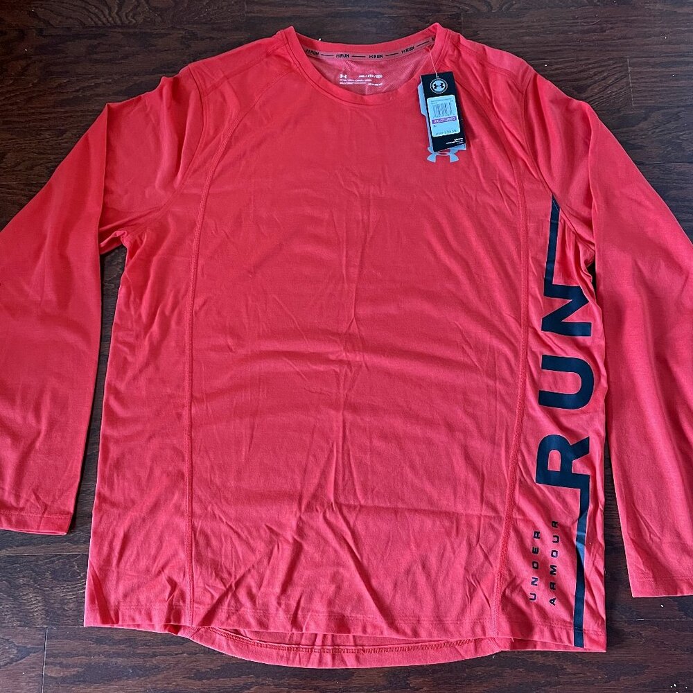 Mens Under Armour 2XL Sunburst Heat Gear Fitted Long Sleeve